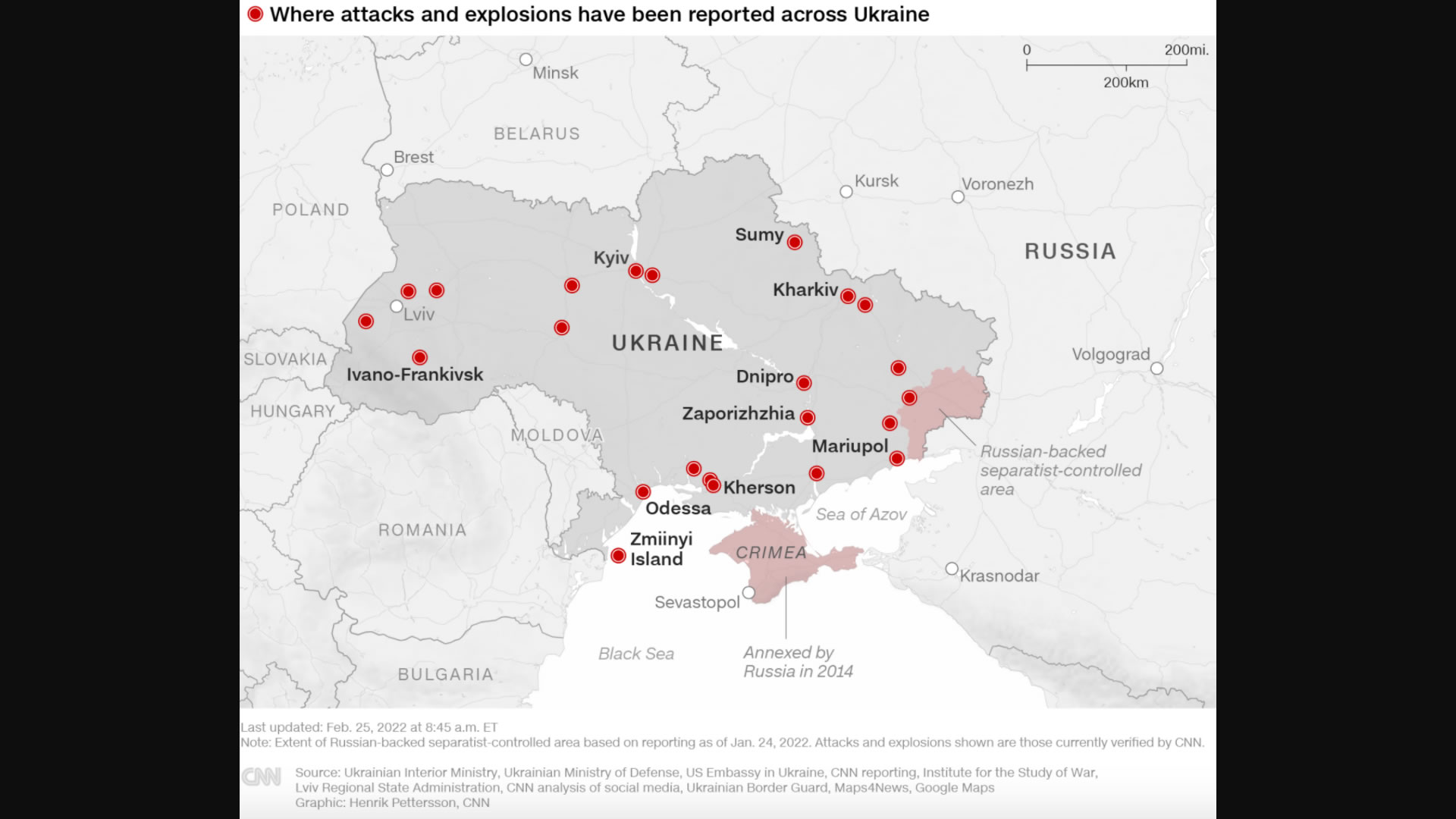 Ukrayna Genelinde Devam Eden Çatışmalar Nerede